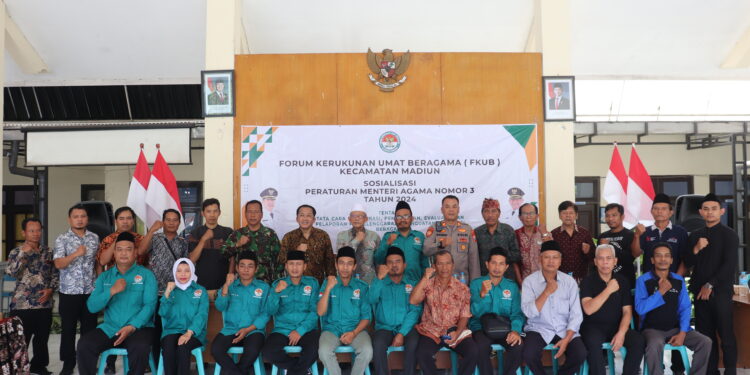 Sosialisasi PMA 3/2024 di Kecamatan Madiun Tegaskan Pentingnya Toleransi dan Deteksi Dini Konflik