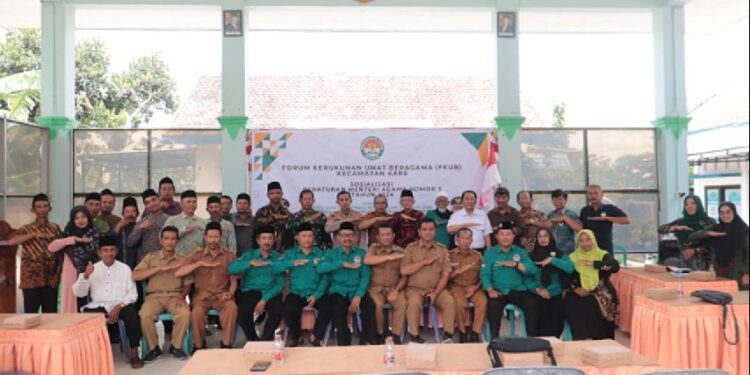 FKUB Kabupaten Madiun Sosialisasikan PMA Nomor 3 Tahun 2024 di Kecamatan Kare