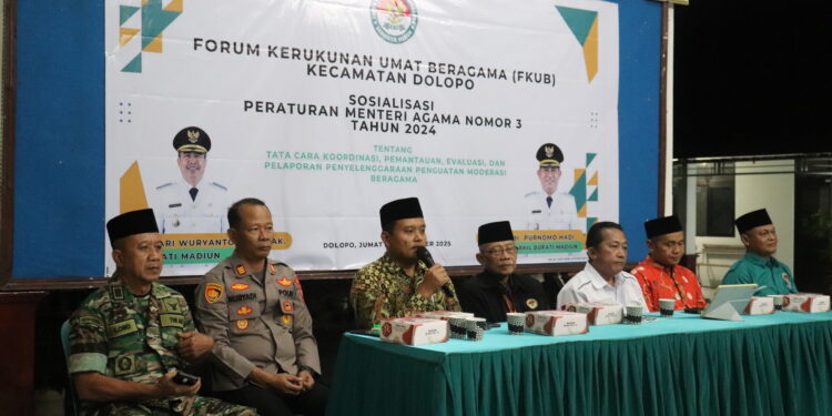 FKUB Sosialisasikan PMA Nomor 3 Tahun 2024 di Dolopo, Perkuat Deteksi Dini Kerukunan Umat Beragama