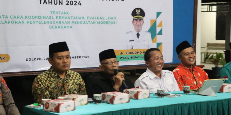 FKUB Sosialisasikan PMA Nomor 3 Tahun 2024 di Dolopo, Perkuat Deteksi Dini Kerukunan Umat Beragama